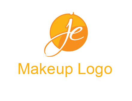 letter j and e inside the circle logo