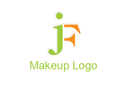 letter J forming letter F