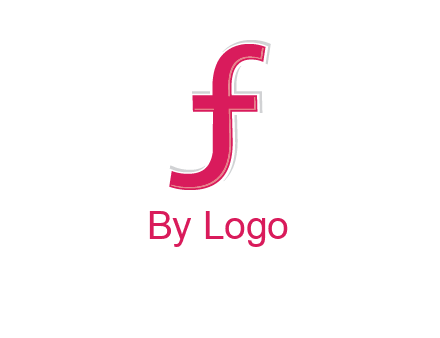 curved line forming letter JF together