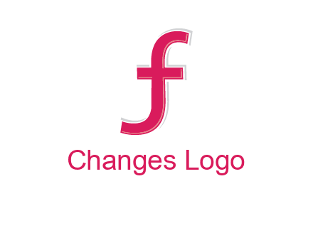 curved line forming letter JF together