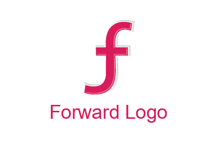 curved line forming letter JF together