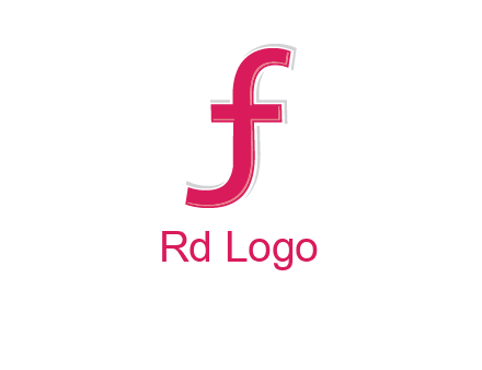 curved line forming letter JF together