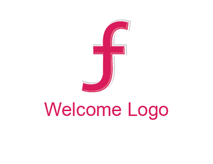 curved line forming letter JF together