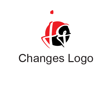 letter j and g inside the circle logo