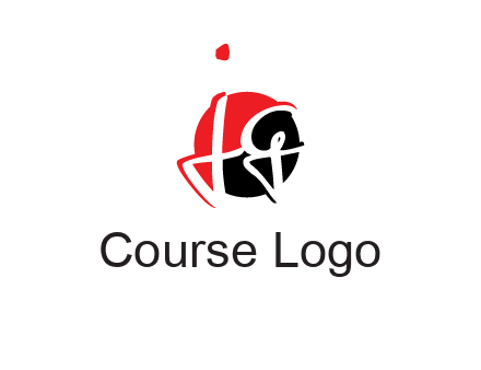 letter j and g inside the circle logo