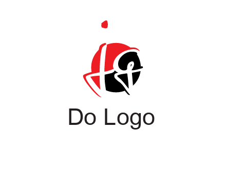 letter j and g inside the circle logo