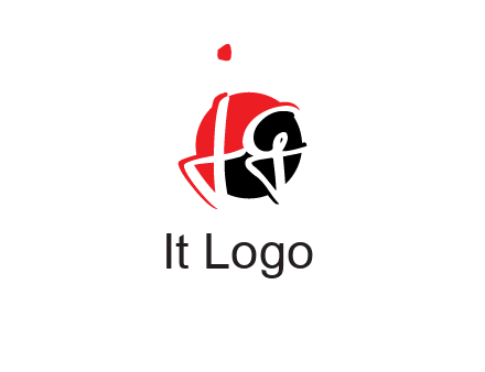 letter j and g inside the circle logo