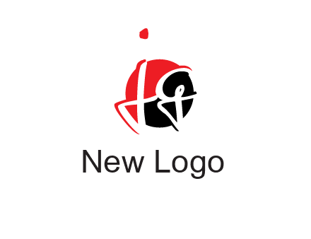 letter j and g inside the circle logo