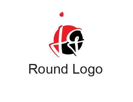 letter j and g inside the circle logo