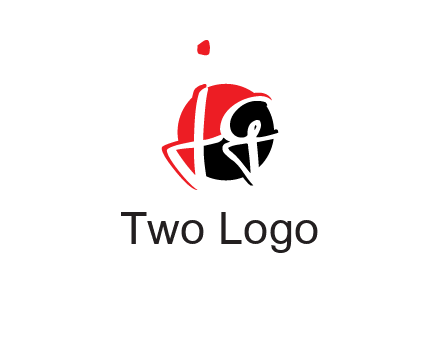 letter j and g inside the circle logo