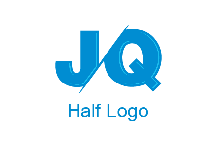 letter JQ separated by slash