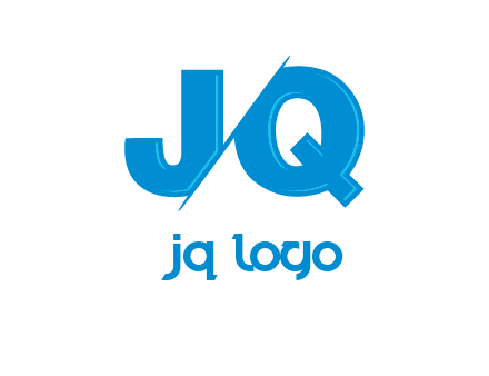 letter JQ separated by slash