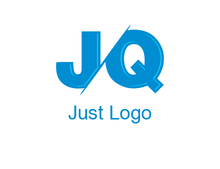 letter JQ separated by slash
