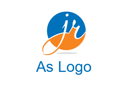 letter j and r inside the circle logo