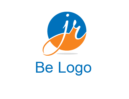 letter j and r inside the circle logo
