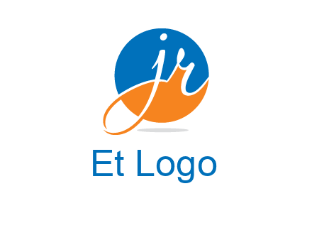 letter j and r inside the circle logo