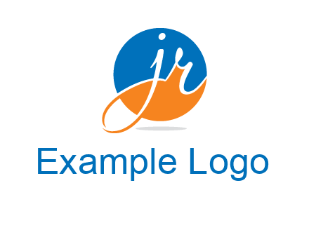 letter j and r inside the circle logo