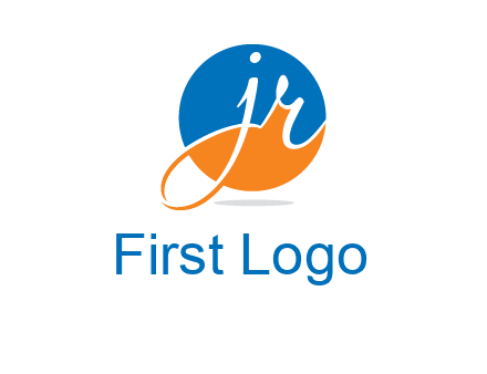 letter j and r inside the circle logo