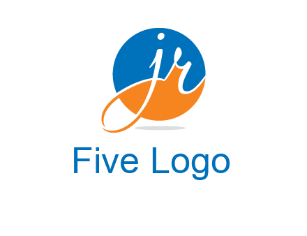 letter j and r inside the circle logo