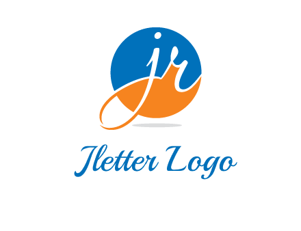 letter j and r inside the circle logo
