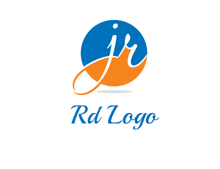 letter j and r inside the circle logo