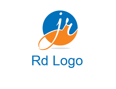 letter j and r inside the circle logo