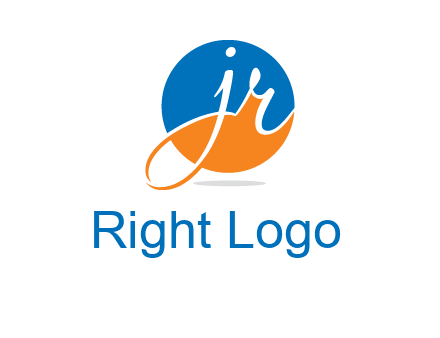 letter j and r inside the circle logo