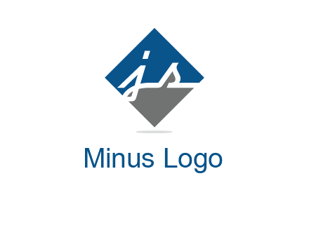 letter j and s inside the rhombus shape logo
