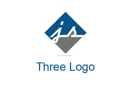 letter j and s inside the rhombus shape logo