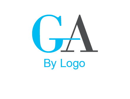 letter G joined in with letter A