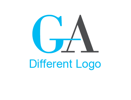letter G joined in with letter A