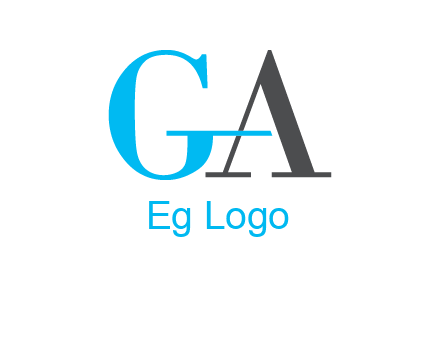 letter G joined in with letter A