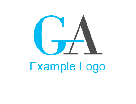 letter G joined in with letter A