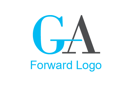 letter G joined in with letter A