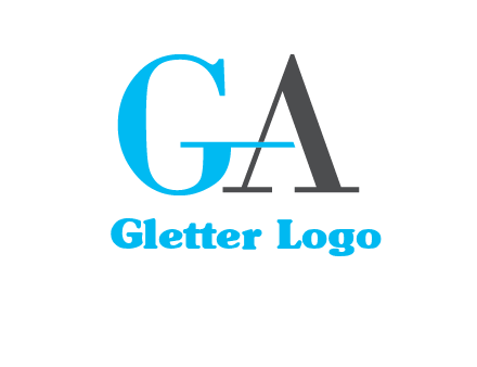 letter G joined in with letter A