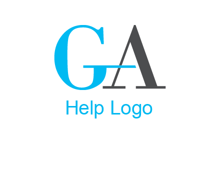 letter G joined in with letter A