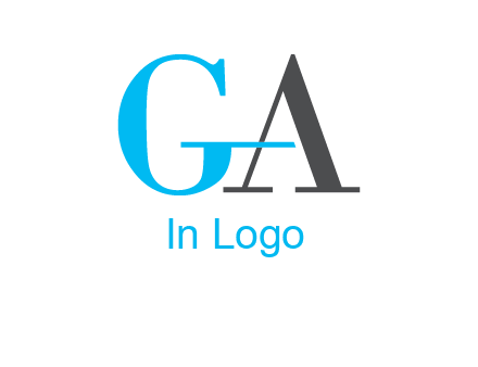 letter G joined in with letter A