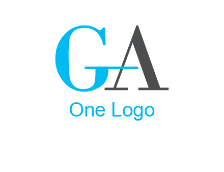 letter G joined in with letter A