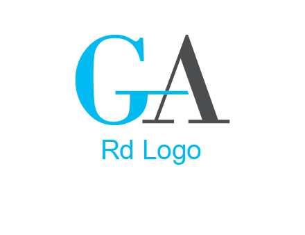 letter G joined in with letter A