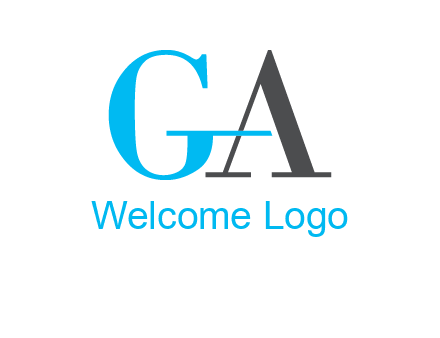 letter G joined in with letter A