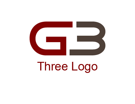 abstract letter GB together