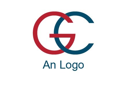 letter C intertwining with letter G