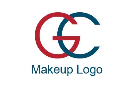 letter C intertwining with letter G