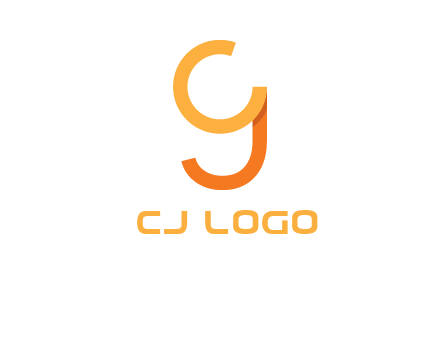 letter C joined with curved line forming letter G