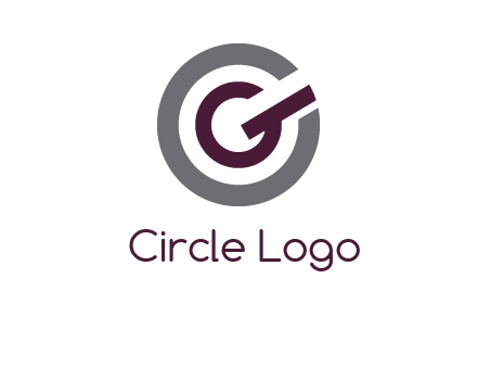 letter g inside the circle logo