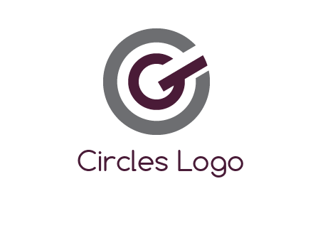 letter g inside the circle logo