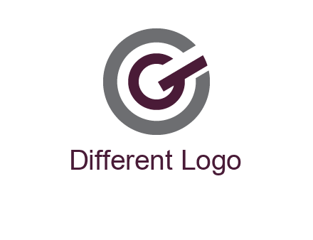 letter g inside the circle logo