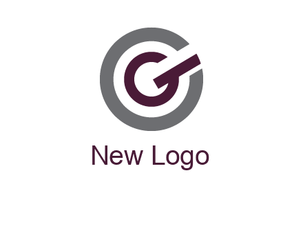 letter g inside the circle logo