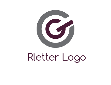 letter g inside the circle logo
