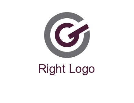 letter g inside the circle logo
